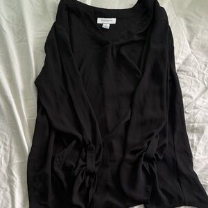 Elegant Black Maternity Women's Top